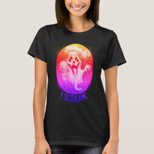 Camiseta Sorvete assombrado no Halloween