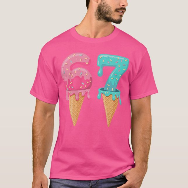 Camiseta Sorvete Baseball Drip 67 Estilo de Vida de Beisebo (Frente)