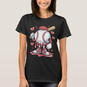 Camiseta Sorvete Beisebol Drip Derretendo Personagem Arte G