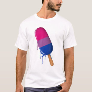 Camiseta Sorvete Bissexual LGBTQ Bissexual Pr