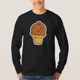 Camiseta Sorvete Bom Humor Para Homens Mulheres Juventude 1