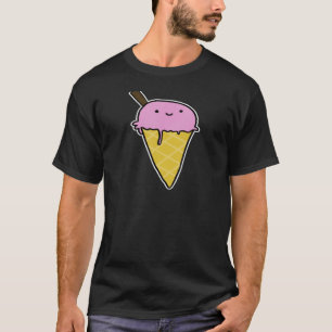 Camiseta Sorvete Bom Humor Para Homens Mulheres Juventude 8