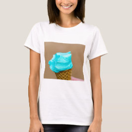 Camiseta Sorvete com macro waffle