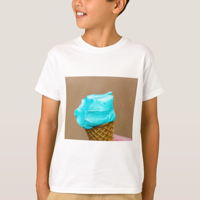 Camiseta Sorvete com macro waffle (Frente)