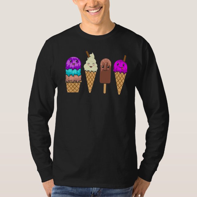 Camiseta Sorvete Cone Summer Boys Graphic (Frente)