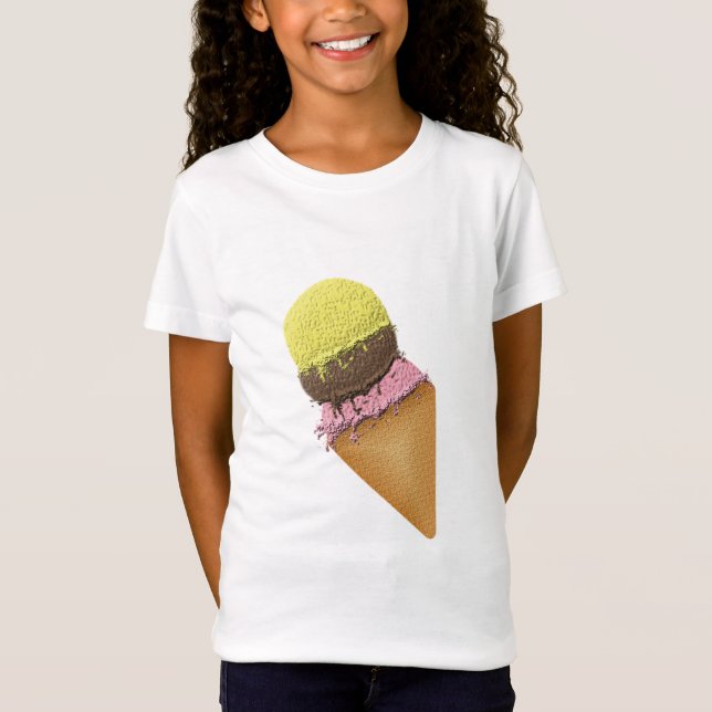 Camiseta Sorvete Cone T-Shirts (Frente)