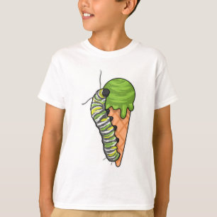 Camiseta Sorvete das lagartas