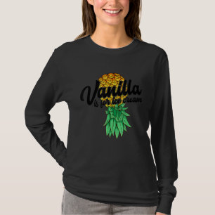 Camiseta Sorvete de ananás para baixo Vanilla Funny Swin