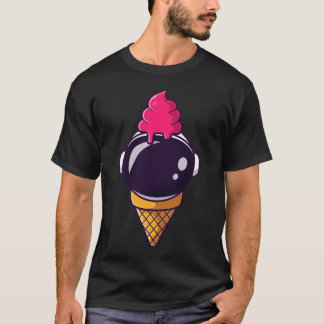 Camiseta Sorvete de Astronauta Cute