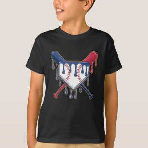 Camiseta Sorvete De Baseball Para Jovens Meninos