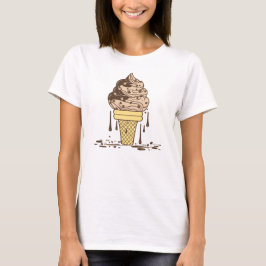 Camiseta Sorvete de café