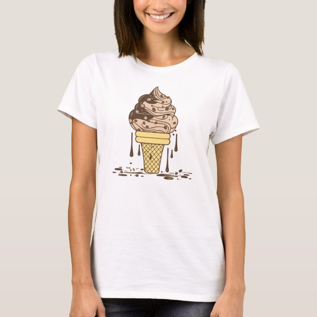Camiseta Sorvete de café (Frente)