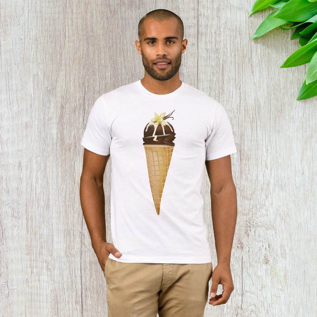 Camiseta Sorvete de chocolate Mens T-Shirt (Criador carregado)