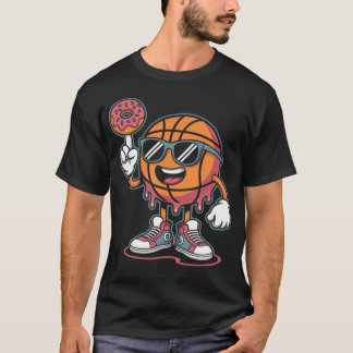 Camiseta Sorvete de Donut de Basquete