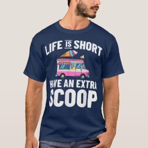Camiseta Sorvete de driver de caminhão Van Man 1017