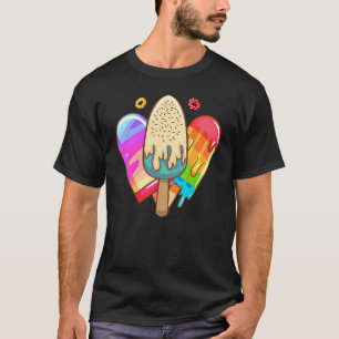 Camiseta Sorvete de férias de verão picolé gelado