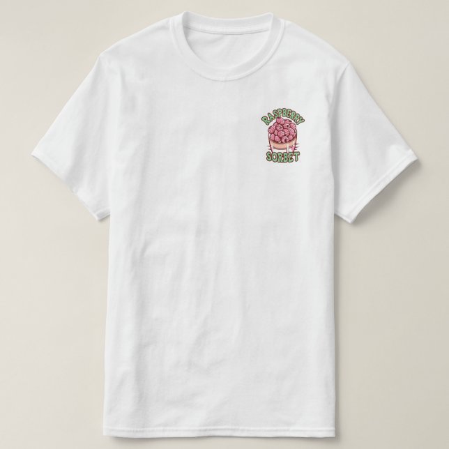 Camiseta Sorvete de framboesa (Frente do Design)