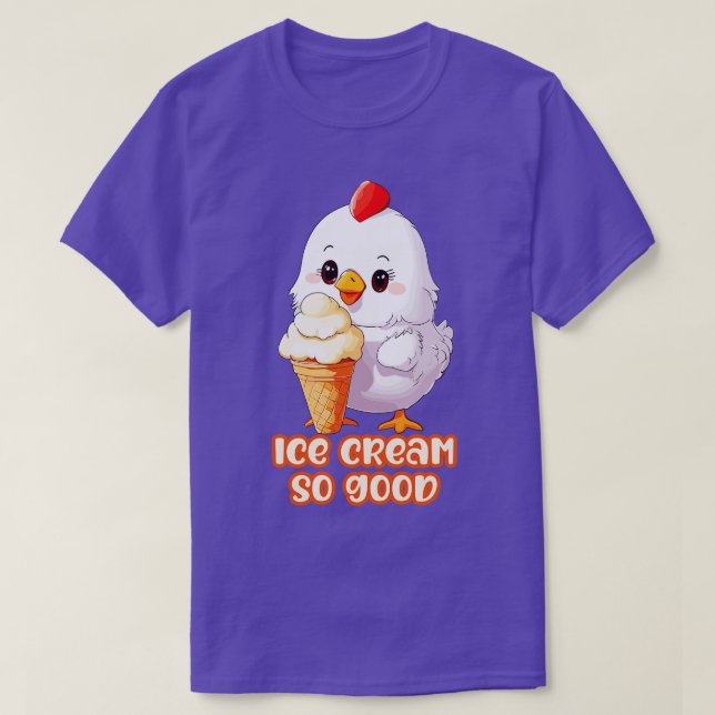 Camiseta sorvete de frango tão bom (Frente do Design)