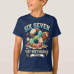 Camiseta Sorvete de Futebol Dripping Seis Sete menino Anive