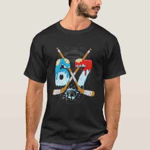 Camiseta Sorvete De Gelo De Hóquei Engraçado 67 Geração Alf