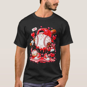 Camiseta Sorvete de Gotejamento de Beisebol Meninos Criança
