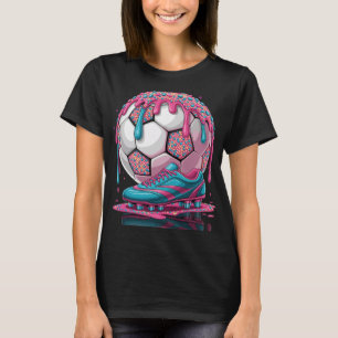 Camiseta Sorvete de Gotejamento de Futebol Ll Gotejamento H