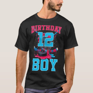 Camiseta Sorvete de hóquei de 12 anos de idade 12º aniversá