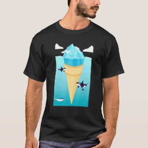 Camiseta Sorvete de Iceberg do Sorvete surreal