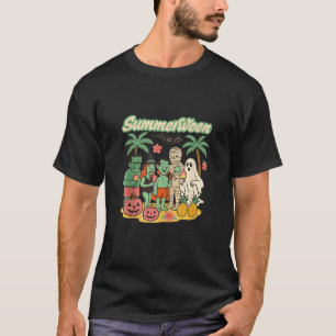 Camiseta Sorvete de Monstros da Praia no Summerween Abóbora