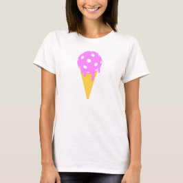 Camiseta Sorvete de PicleBall Summer Cone Topo da Tanque fe