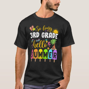 Camiseta Sorvete de picolé de verão de 3º grau