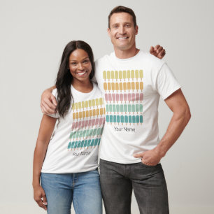 Camiseta Sorvete de poços de popa Retro Summer Design