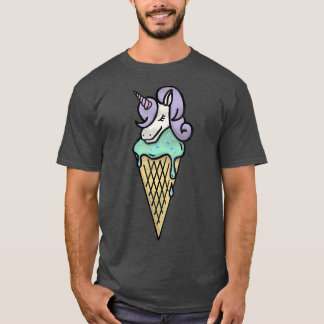 Camiseta Sorvete de praia de agua das raparigas cegas Unicó