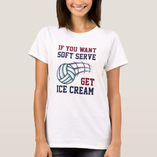 Camiseta Sorvete de servidor flexível