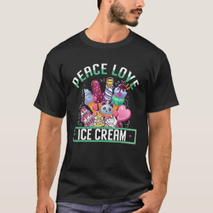 Camiseta Sorvete de Sorvete Peace Love
