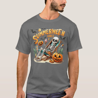 Camiseta Sorvete de Summerween Vintage Férias de Verão Hall