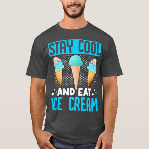 Camiseta Sorvete de Verão Cone Kawaii Fique Legal