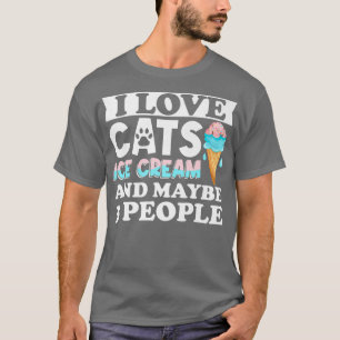 Camiseta Sorvete De Verão Cone Kawaii I Love Ca