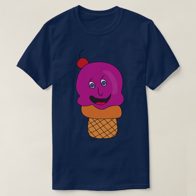 Camiseta Sorvete Delicioso (Frente do Design)