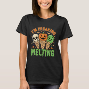 Camiseta Sorvete Derretendo no Halloween