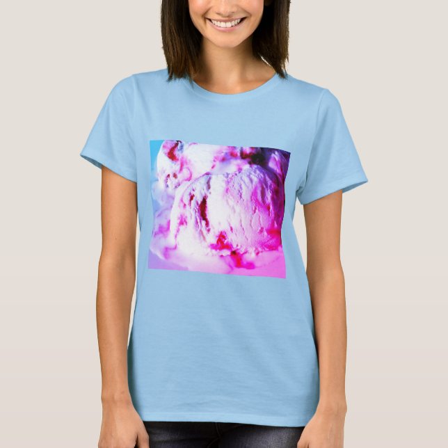 Camiseta sorvete divertido de Natal (Frente)