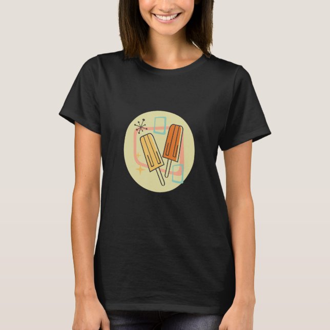 Camiseta Sorvete do deserto de picolé (Frente)