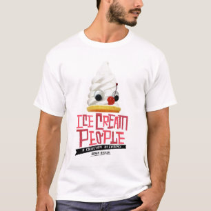 Camiseta Sorvete do "pessoas do logotipo projeto "