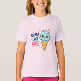 Camiseta Sorvete Doce Como Eu