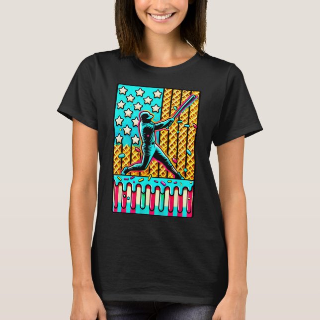 Camiseta Sorvete Drip Bysebyll Coisas Drip Para Meninos Ame (Frente)