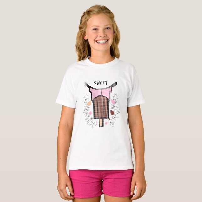 Camiseta Sorvete e língua  (Frente Completa)