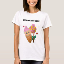 Camiseta Sorvete é minha terapia