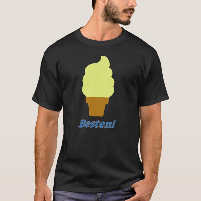 Camiseta Sorvete e texto Besten" (Frente)
