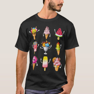 Camiseta Sorvete engraçado
