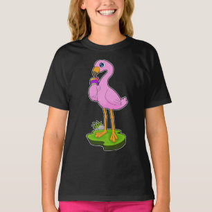 Camiseta Sorvete Flamingo Waffle